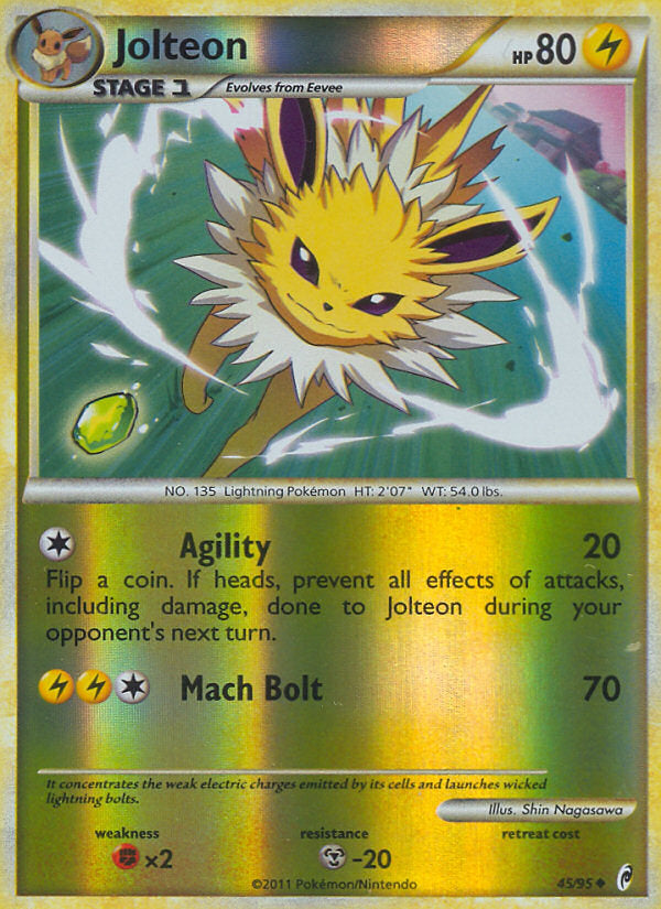 Call of Legends Jolteon #45/95 reverse holo